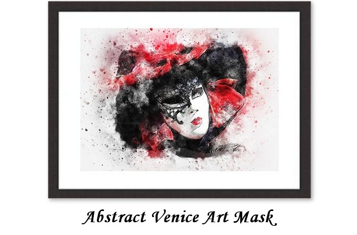 Abstract Venice Art Mask